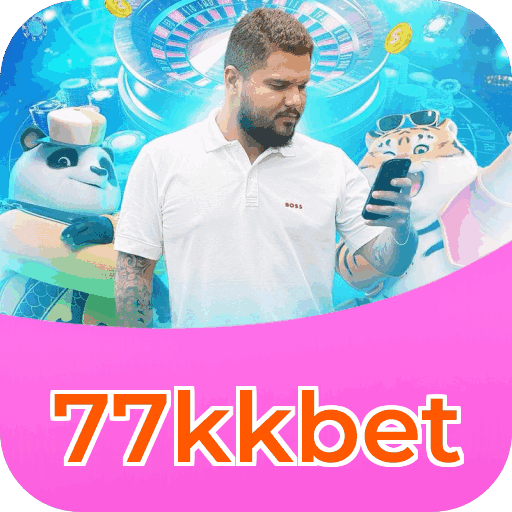 Passo a passo visual mostrando processo de download e instalação do aplicativo 77kkbet